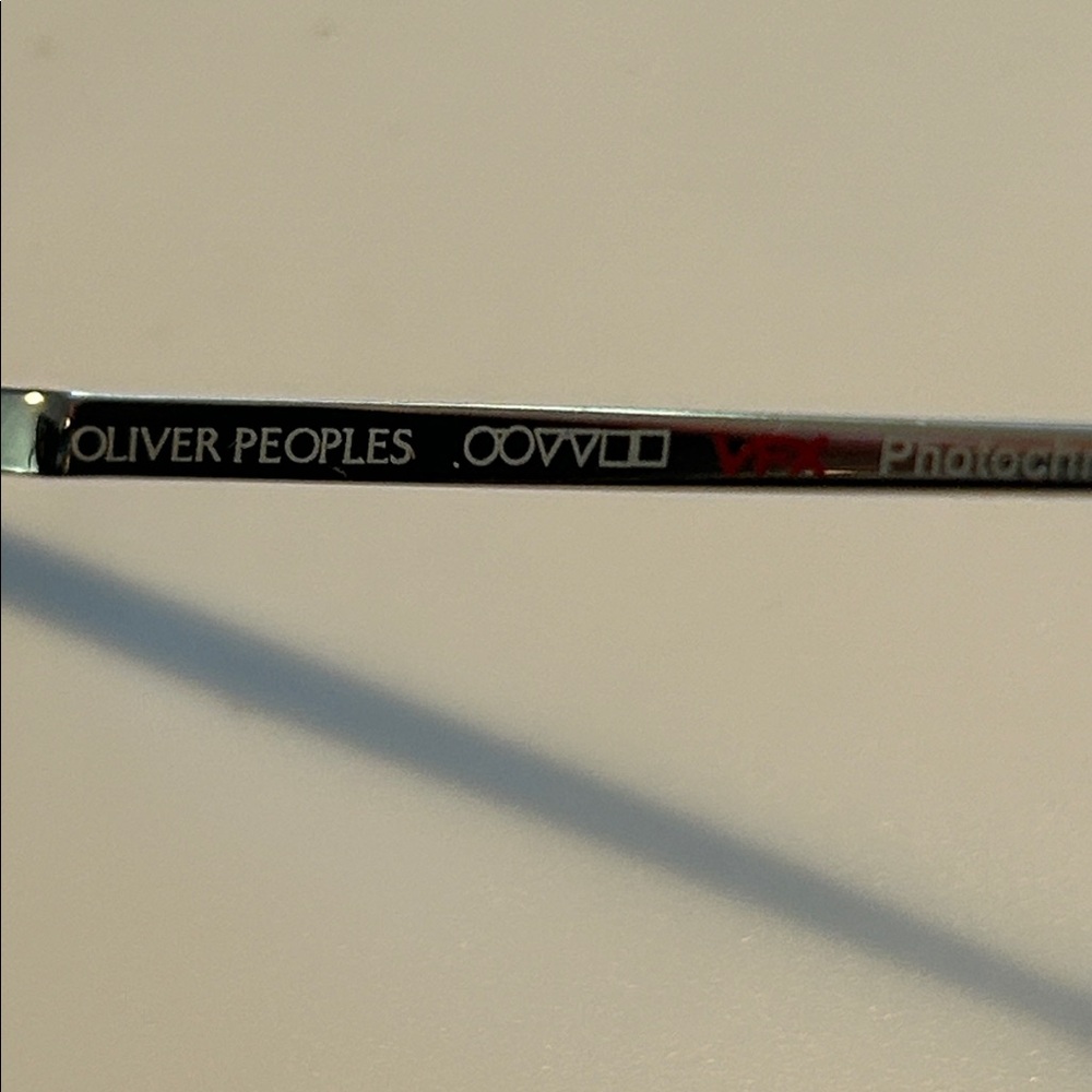 Oliver Peoples Silver and Blue Aviator Sunglasses - Picture 10 of 14